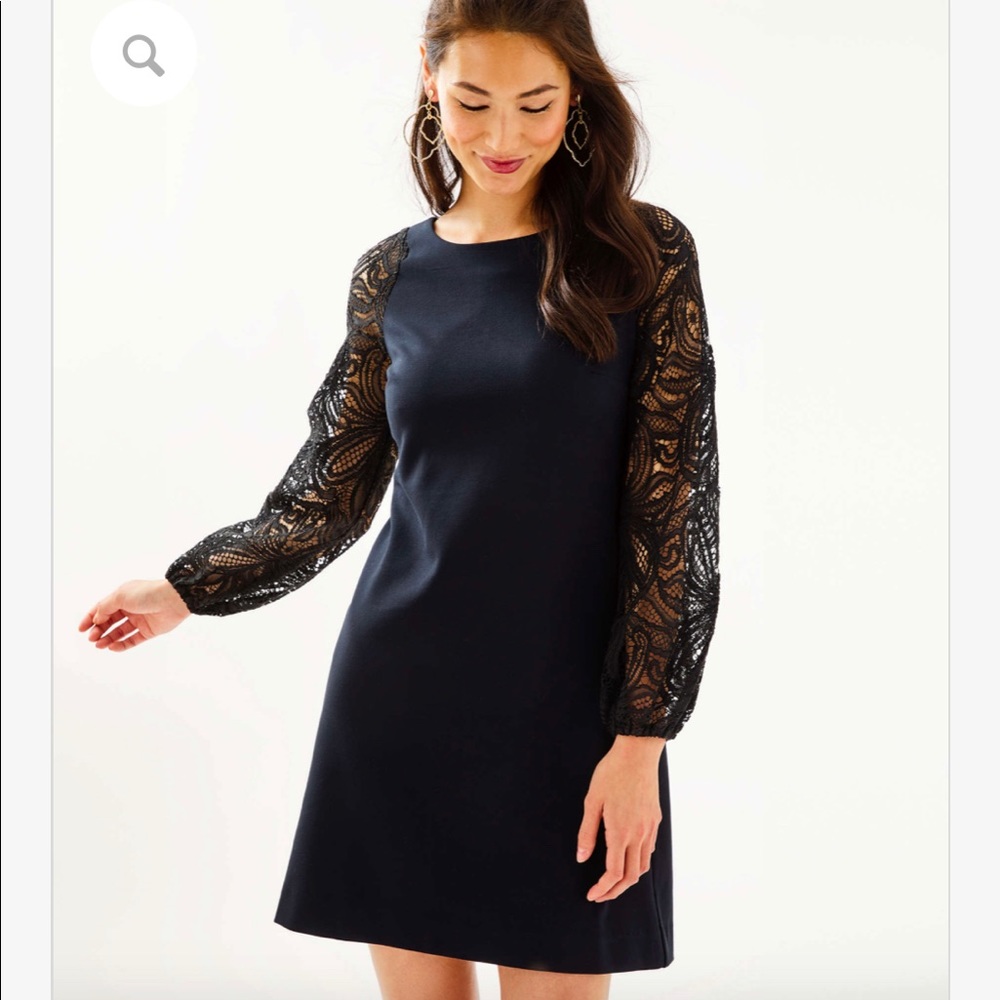 NWOT Gali Onyx (black) Lilly Pulitzer Dress